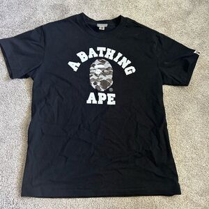 Size S - A Bathing Ape Bape Black T Shirt